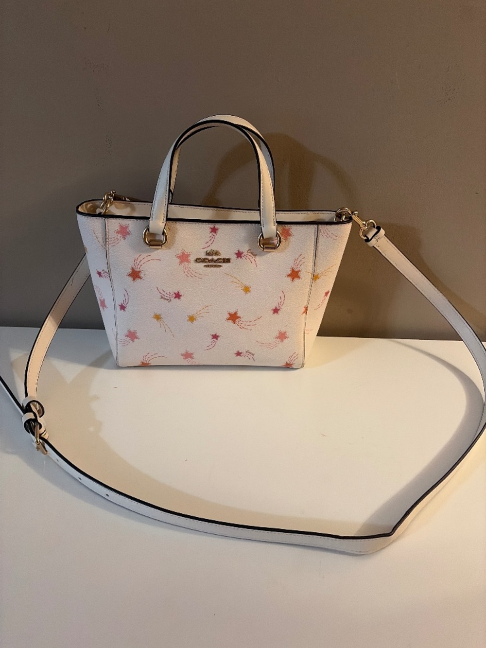 Coach Alice Satchel With Shooting Star Print